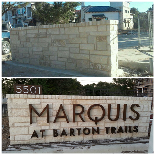 Marquis Apartments – Luxurious Monument Sign