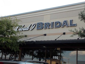 Cloud 9 Bridal Sign