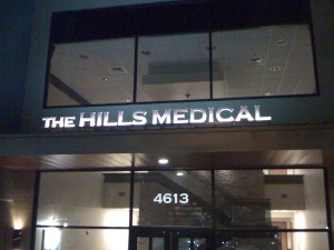 The hills Medical Sign