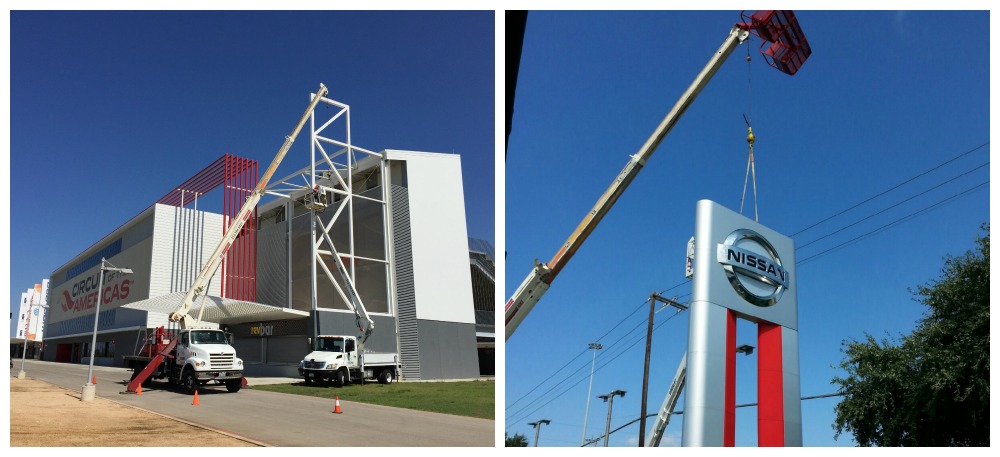 Installation for CND Signs - Nissan and Circuit of the Americas