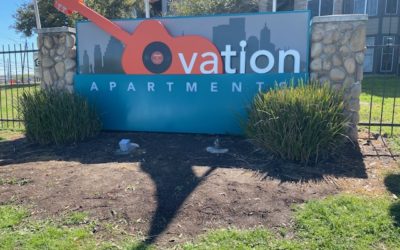 Ovation Apartments Sign Project