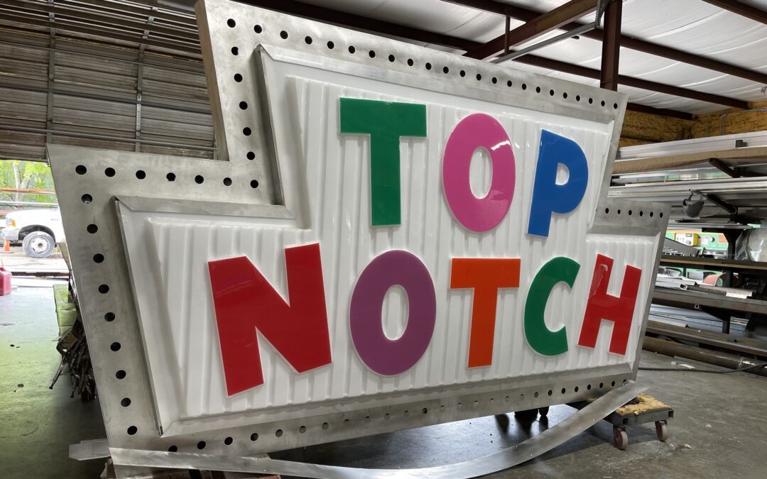 Top Notch Burger Sign Project